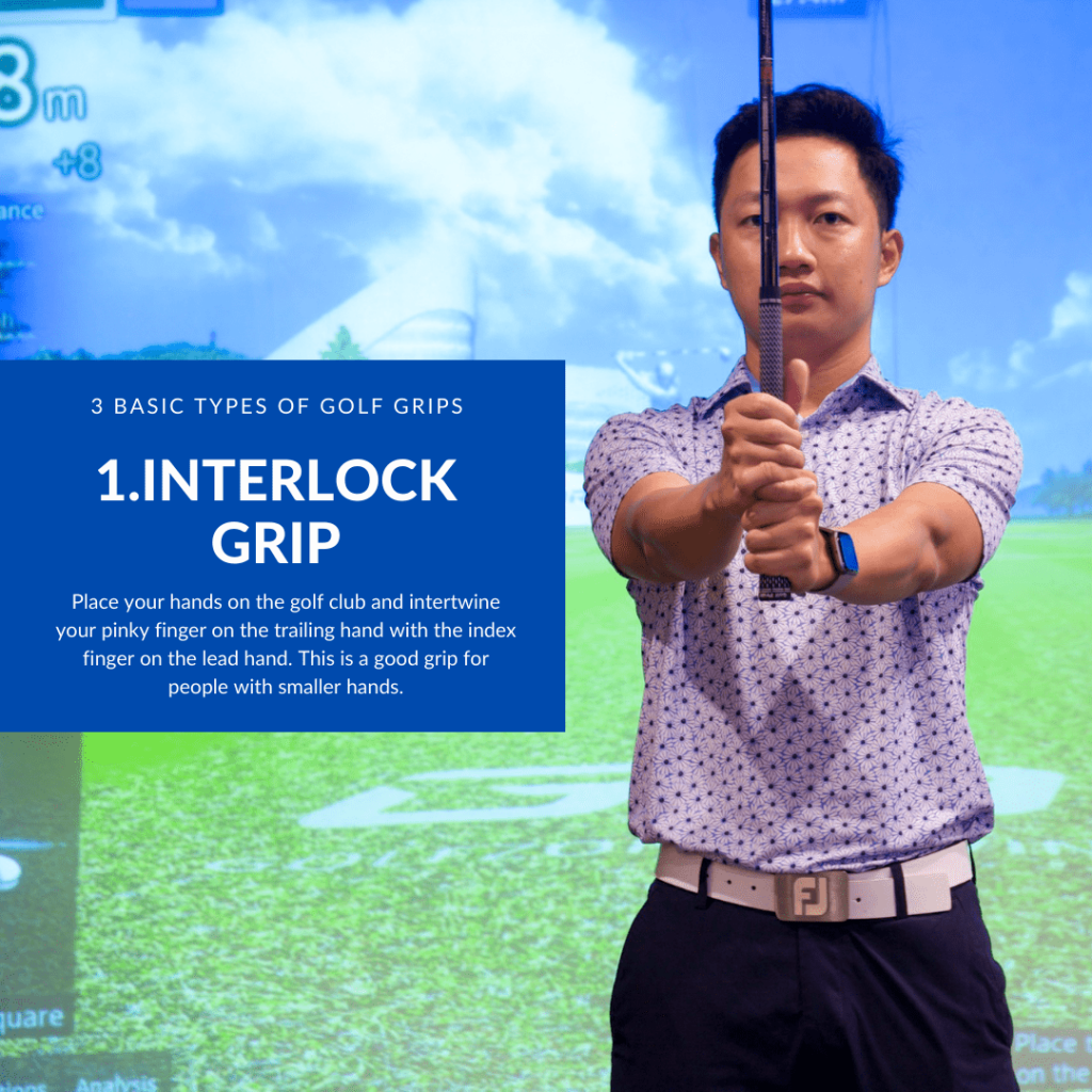 Golf grip: Interlock Grip