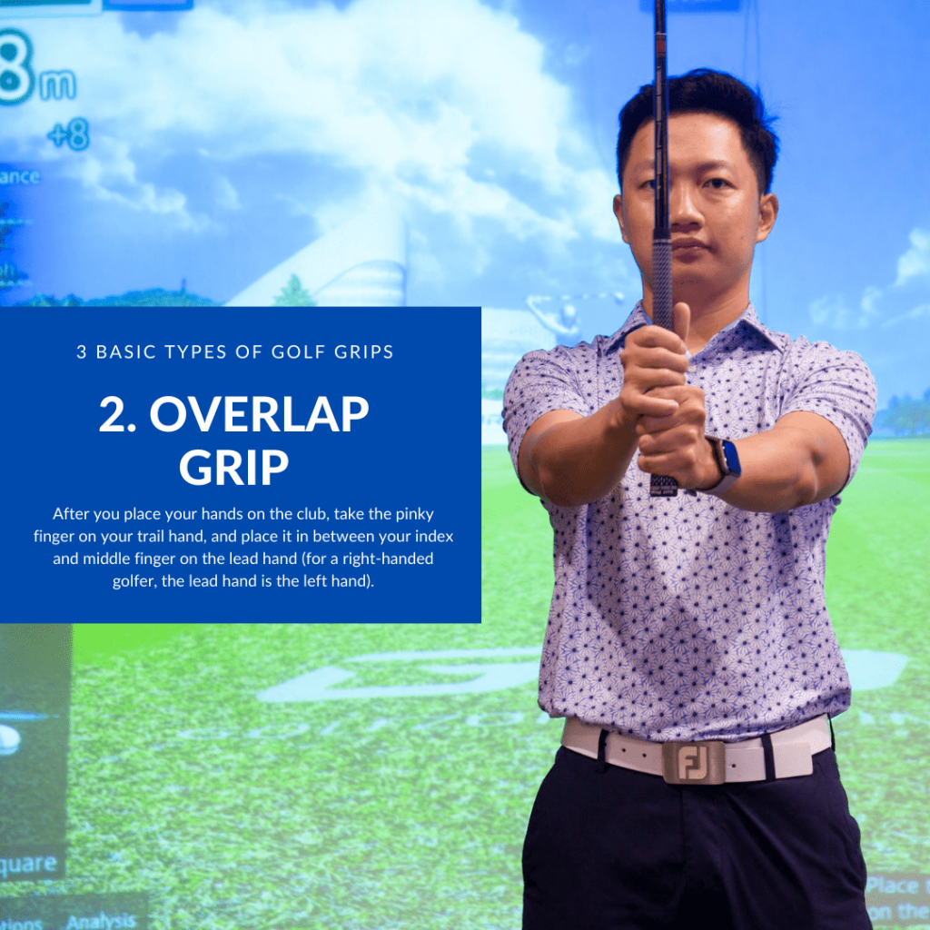 Golf Grip: Overlap Grip: