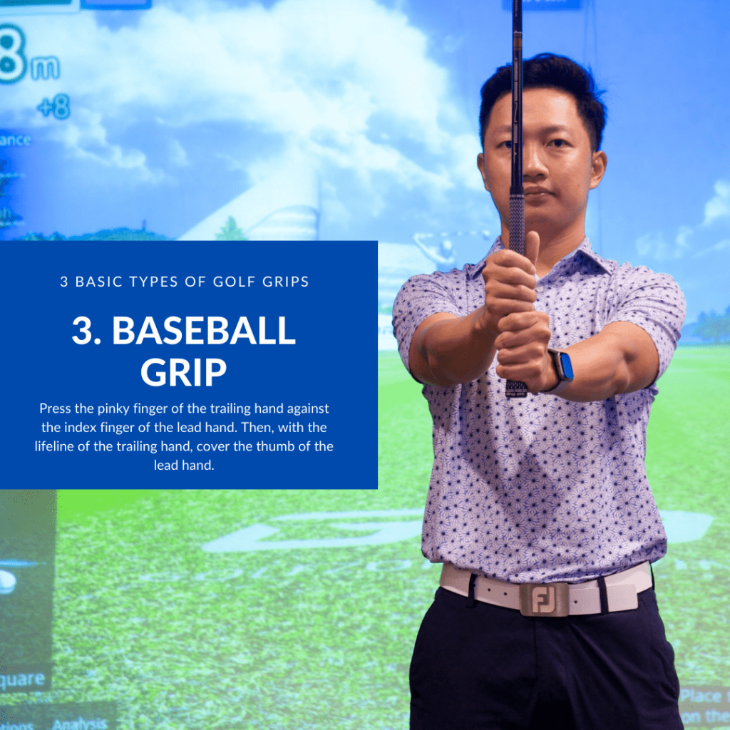 Golf grip: Baseball Grip