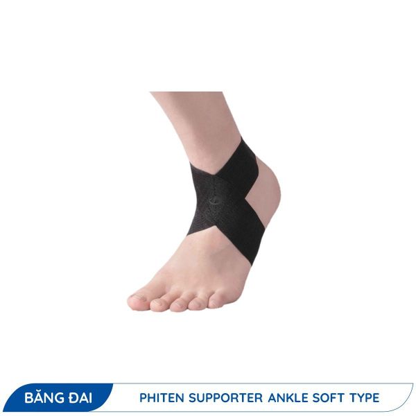 BĂNG HỖ TRỢ MẮT CÁ CHÂN (LOẠI MỀM) PHITEN SUPPORTER ANKLE SOFT TYPE AP167003/AP167004/AP167005