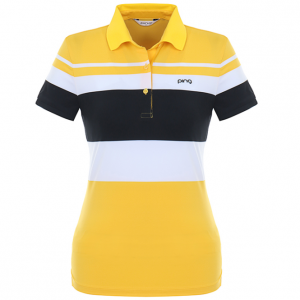 ÁO GOLF POLO NỮ NGẮN TAY PING 12182TO086 YELLOW