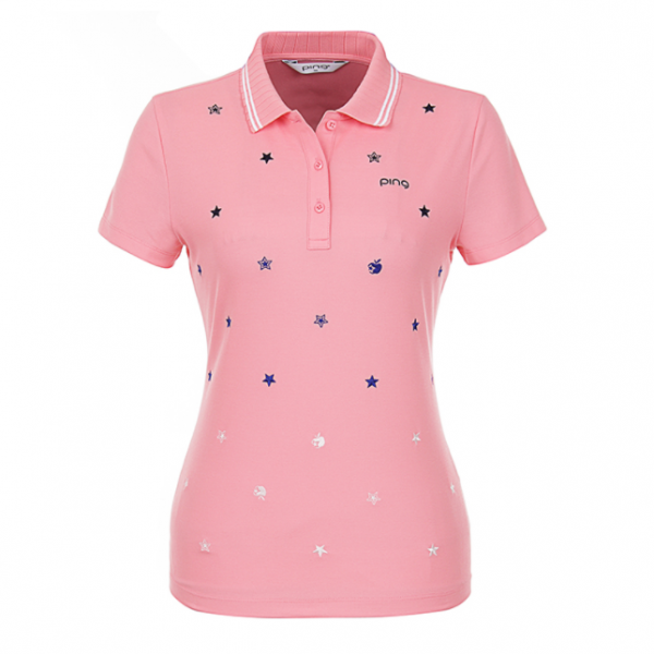 ÁO GOLF POLO NỮ NGẮN TAY PING 12192TO080 PINK