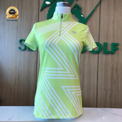 Áo golf polo nữ ngắn tay Fantom 22182TH073 GR/NEON